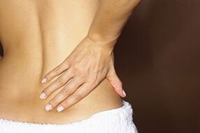 nîşana êşa piştê ya osteochondrosis
