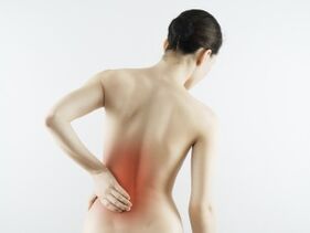 êşa pişta jêrîn ji ber osteochondrosis